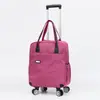 Bolsa con Carrito de Ruedas Universal Ligera, Maleta de Mano para Viaje, Carrito Desmontable, Mochila Plegable para Distancias Cortas, Mochila para Equipaje de Estudiante