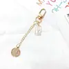 Llavero de Abalorios Acrílicos Pintados a Mano DIY Cadena para Teléfono de Tulipán Encanto de Cuentas Pequeñas de Chica Dopamina Linda