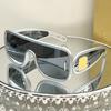 Lw40122 Óculos de Sol Quadrados Grandes Luxuosos da Moda Que Fazem o Rosto Parecer Menor, Óculos de Sol Modernos para Férias e Fotos na Praia