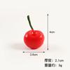 Modelo de fruta en miniatura de simulación de fresa, cereza, naranja y arándano para juegos de comida caseros, accesorios para decoración de pasteles