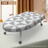 Mesa de passar reforçada para mesa de escritório cabide para passar roupas suporte para tábua de passar elétrica tábua de passar doméstica tábua de passar dobrável conveniente