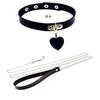 Accesorios para Ropa Interior Cuero Amor Collar Sexy para Mujer Cadena de Tracción para Sirvienta Cuerda Collar Suave de Chica Japonesa