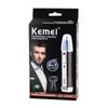 Recortador de vello nasal eléctrico Kemei KM-6632, multifuncional 2 en 1, para patillas y para la eliminación de vello nasal.