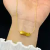 Colar Geométrico Feminino Cor Ins Livre Luxo Leve Nicho Corrente Clavícula Elegante Senso Sofisticado Hinky Popular na Internet Combina com Tudo Simples