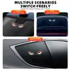 Luzes Neon para Carro a Energia Solar Olho de Diabo Frio Sem Fio Luz Ambiente LED com Ventosa Recarregável por USB Luz de Respiração Atmosférica