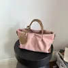 Bolsa de Ombro Feminina Moda Verão 2026 Grande Capacidade Nova Moda Simples Cor Sólida Bolsa Transversal Bolsa de Mão Tendência