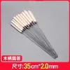 Brochetas para Barbacoa de Grado Alimenticio, Brochetas de Acero Inoxidable, Brochetas de Hierro para Barbacoa, Brochetas para Cordero, Accesorios para Barbacoa, Agujas para Barbacoa Caseras, Brochetas Planas