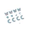 Macaroon Moca K9 Diamante Joyería para Uñas Luna Mariposa Amor Estrella Pequeña Decoración Armadura Hielo Uso al por Mayor