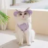 2026 Nueva Ropa Refrigerante para Mascotas para Gatitos, Ropa Transpirable Delgada con Bloques de Color de Dos Piernas para Primavera y Verano, Ropa Fresca para Gatos