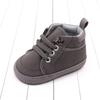 Sapatos de bebê de cano alto para meninos, sapatos para crianças de 0 a 12 meses, sapatos de bebê com sola macia, primavera e outono BXC3170