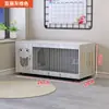 Villa Gato Espacio Jaula de Gato de Lujo Tienda de Mascotas Casa para Gatos Hogar Nido para Gatos de Interior Gabinete para Gatos Otros Tapetes para Arenero de Gato