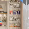 Prateleira Mágica de Armazenamento de Janela, Estante de Livros para Quarto, Estante, Montada no Teto, Sem Furos, De Chão para Varanda, Armazenamento de Espaços, Armazenamento de Peitoril de Janela