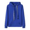 Sudadera holgada con cinta y letras explosivas de Amazon para mujer, talla grande europea y americana, invierno de 2022