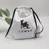 Bolsa Personalizada Nova de Algodão com Cordão para Secador de Cabelo, Roupas, Calças, Bolsa de Armazenamento Portátil, Acessórios, Colar, Saco Protetor para Batom