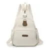Mochila Nueva de Comercio Exterior, Gran Capacidad, Bolso Cruzado Multifuncional para Mujer, Moderno y Versátil, Bolsa Casual para Viajes Cortos y Escuela