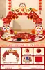 Decoración Primer Cumpleaños Niño Niña Serpiente Bebé Agarrar la Semana Suministros Ceremonia de Fotos Accesorios