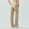 Pantalones Deportivos Ajustados de Cintura con Cordón para Otoño, Moldeadores de Vientre, Pantalones de Pierna Ancha, Pantalones Casuales Sueltos para Exterior, Pantalones de Yoga con Bolsillo para Mujer
