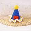 Chapéu de Aniversário Doce de Princesa Headwear Totalmente Feito à Mão Crochê Chapéu Alto de Lã Presilha de Cabelo Grampo de Cabelo de Crochê Presilha BB Fábrica Direta