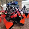 Grúa Eléctrica de Agarre de Acero Inoxidable 304 Tasa de Agarre Bodega Muelle Lodos Conchas Manejo de Madera Pinza