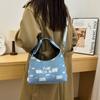 Bolsas Novas 2025 Outono Nova Bolsa de Ombro de Mão Jeans Moda Bolsa de Ombro Feminina