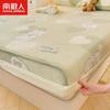 Nanjiren Terciopelo de Copo de Nieve Terciopelo de Doble Cara Cubierta de Cama Pieza Única Invierno Espesa Cubierta de Cama Cubierta Completa Sábana Protectora de Colchón