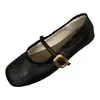 Zapatos de mujer estilo francés para la brisa nocturna con corte bajo y tacón grueso, otoño 2026 nuevo modelo coreano retro zapatos Mary Jane de tacón medio