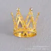 Coroa Redonda de Liga Nova Transfronteiriça Decoração de Festa de Aniversário e Feriado Coroa de Strass Coração de Pêssego Decoração de Flor Fábrica