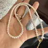 Cadena de Acero de Titanio Colgante de Florero Pequeño Metálico Minimalista Collar Largo para Mujer Estilo Dulce Fresco Chica Picante Uso en Capas Collar Transfronterizo Europeo y Americano