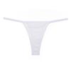 Calcinha Fio Dental de Algodão com Tiras Finas Estilo Europeu e Americano para Mulheres, Roupa Íntima Feminina T-Pants de Cintura Baixa Anti-Exposição para Dança e Esportes