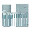 Set de Maquillaje de 12 Piezas Pattern Clear Sky, Brocha para Polvo, Brocha para Contorno, Brocha para Stippling, Herramienta de Belleza para Principiantes, Set Completo de Brochas