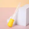 Gotero de Silicona para Bebé Alimentador de Medicamentos, Herramienta para Alimentar Medicamentos y Agua de Bebé, Popote con Escala, Alimentador de Agua de Silicona para Recién Nacidos