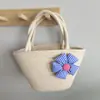 2026 Nuevo Estilo Bolso de Mano de Verano para Mujer Bolso Tote Tejido Bolsa de Mano de Cuerda de Algodón para Viaje y Playa Venta al por Mayor Transfronteriza
