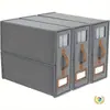 Caja de Almacenamiento de Sábanas de Tela Oxford Transfronteriza Juego de Cuatro Piezas de Tela para Almacenamiento de Sábanas y Ropa Armario de Dormitorio Almacenamiento de Fundas de Edredón
