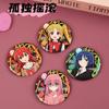 Lonely Rock Mercancía de Anime Insignia de Hojalata Ikuta Honoka Goto Ichiri Yamada Ryo Broche Pentagrama