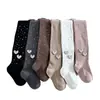 Medias para niños pequeños, estilo fino para primavera y otoño, elegantes con estampado de estrellas y diseño de doble corazón, medias para bebé para niñas