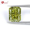 Fábrica retangular chanfrado pequeno octogonal 4K quebrado flor de gelo cortador torno trabalhador verde oliva cor artificial tesouro sintético Hao zircão