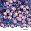 Superfície média de perfuração a quente cola hot melt fundo furando broca roupas hot stamping acessórios de desenho quente acessórios DIY fundo plano com cola strass atacado
