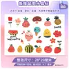 Patrón Decorativo de Animales y Frutas de Dibujos Animados Pegatinas de Transferencia Impermeables Pegatinas para Tazas Cerámicas Tazas Térmicas Etiqueta de Cristal UV