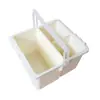 Cubo Dos en Uno, Portalápices Plegable, Combinación de Portalápices para Estudiantes de Arte, Cubo Portátil, No se Deforma Fácilmente