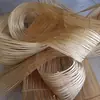 Balsa de bambu tecelagem de bambu celebração de casamento balsa de bambu colorida vermelha produtos de bambu loja de roupas para o Festival da Primavera adereços de decoração floral paisagismo com balsa de bambu