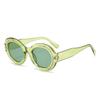 Gafas de sol ovaladas con diamantes incrustados 5261, modernas y de estilo nicho, para chicas atractivas, dulces, geniales, a la moda, estilo hip hop, lindas y resistentes a los rayos UV.