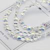Trébol de cuatro hojas de la suerte Corazón Estrella Mariposa Colgante de cristal liso DIY Pulsera Collar Accesorios para colgar en el coche