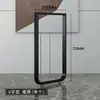 Estante de barra de mostrador en forma de arco estante de mesa de un solo lado soporte de estante de escritorio de oficina estante de escritorio pata de mesa de comedor pata de mesa de hierro forjado marco de soporte