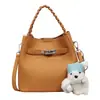 Bolsas Femininas Modernas Transfronteiriças 2026 Nova Bolsa Transversal Super Popular Versátil para Trabalho e Deslocamento Bolsa de Mão Retrô Bolsa Saco