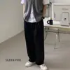 Calça Streetwear Japonesa Cleanfit Cor Sólida Faca Torta Masculina Outono Caimento Emagrecedor Versátil Perna Reta Calça Casual