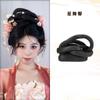 Peluca Hanfu Peinado Antiguo de Disco Completo Bolsa para el Cabello Versátil Estilo Perezoso para Principiantes Hecho al Estilo Song de Suela Suave