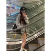 Sudadera con capucha gruesa de terciopelo estilo coreano simple para mujer, nueva colección Otoño e Invierno 2025, cárdigan casual holgado, chaqueta con cremallera, moderna
