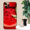 Nueva y deliciosa funda roja de suelo de sandía para teléfono móvil para iPhone15 comercio exterior