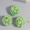 Estrela-do-mar Colorida Degradê Estrela de Cinco Pontas Pérola Argila Macia Contas com Furo Reto Corrente de Celular Chaveiro Corrente de Bolsa Acessórios Venda por Atacado