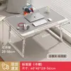 Mesa pequeña plegable y ajustable para cama para uso doméstico, mesa plegable para ventanales, dormitorio de estudiante, mesa de estudio y para computadora montada en la cama